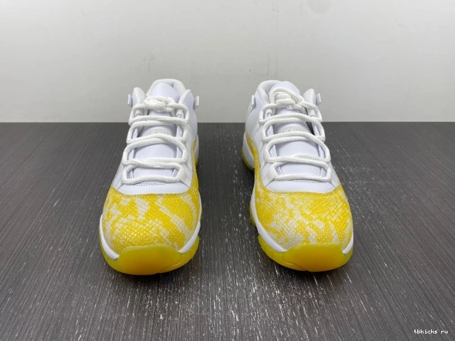 Cheap TB Jordan Air Yellow 11 WMNS Snakeskin AH7860-107 Low 0629